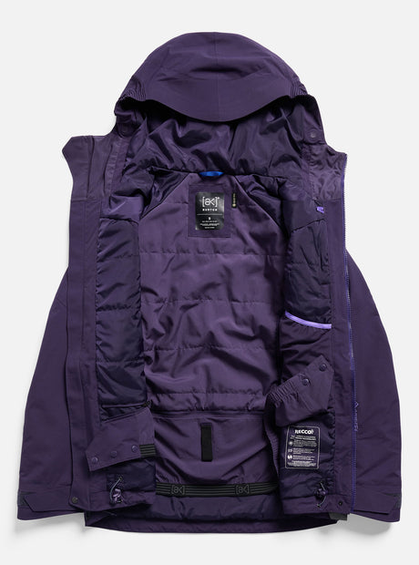 BURTON Women's [ak] Swash Synthetic Insulated Gore-Tex 2L Jacket 2027 - Nightshade Purple