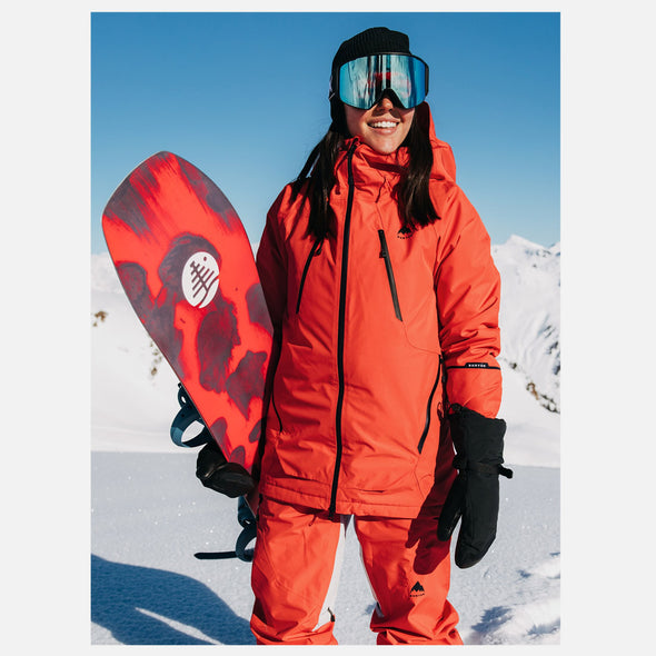 BURTON Women's Gore-Tex 2L Reserve Insulated Jacket 2026 - Fiesta Red