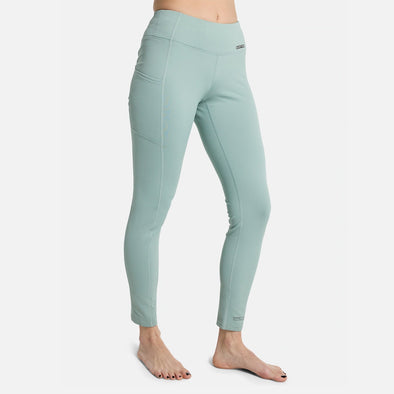 BURTON Women's Heavyweight X Base Layer Pants - Petrol Green