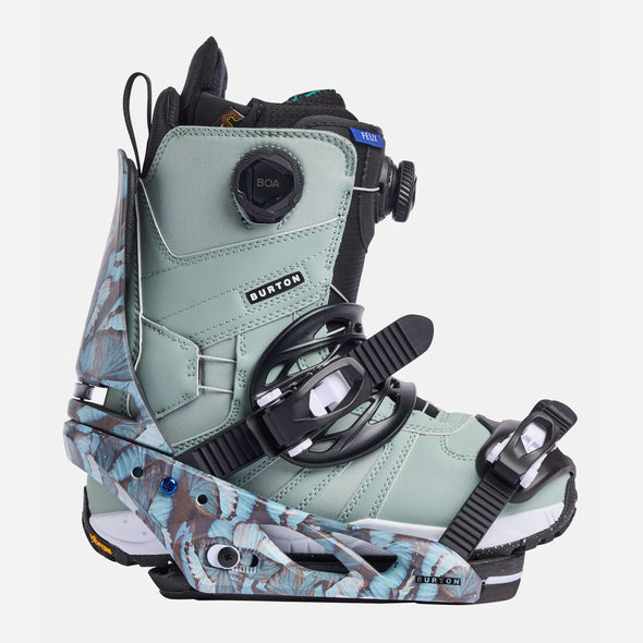 BURTON Women's Lexa Bindings 2025 - Blue Butterflies