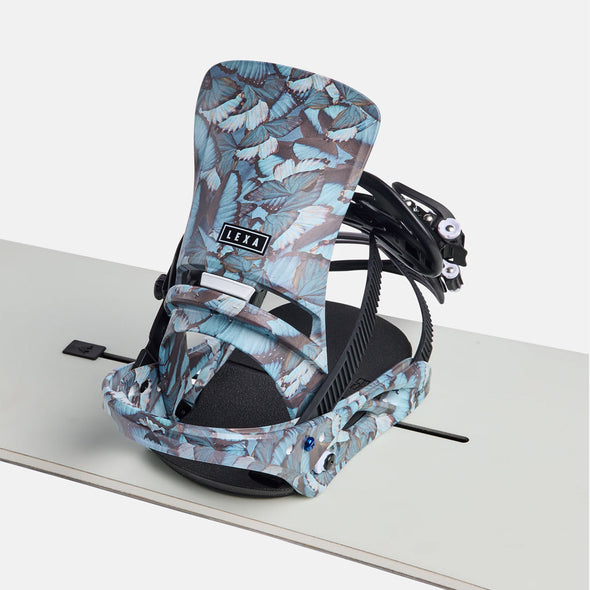 BURTON Women's Lexa Bindings 2025 - Blue Butterflies