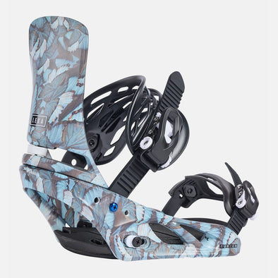 BURTON Women's Lexa Bindings 2025 - Blue Butterflies *PRE-ORDER