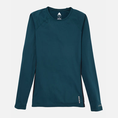 BURTON Women's Midweight X Base Layer Crew - Deep Emerald