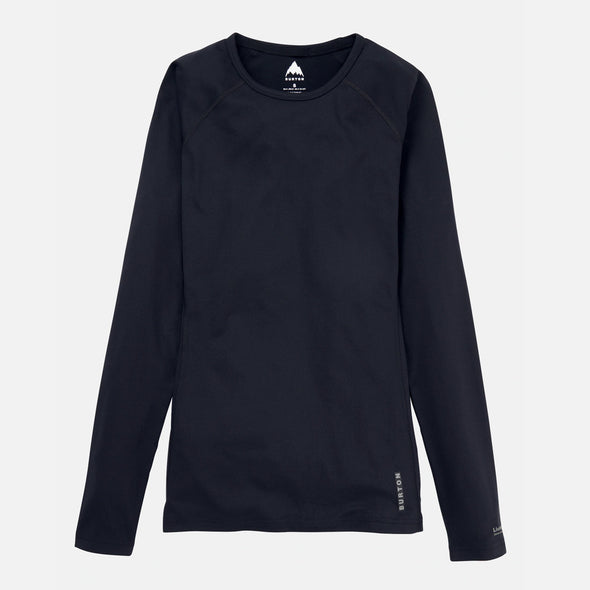 BURTON Women's Midweight X Base Layer Crew - True Black