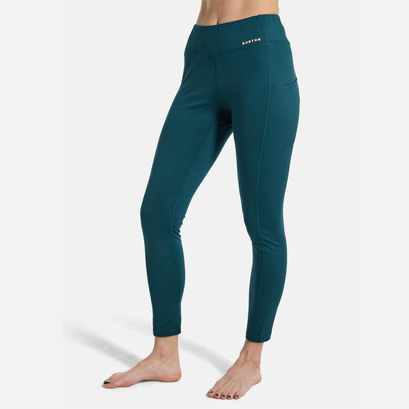 BURTON Women's Midweight X Base Layer Pants - Deep Emerald