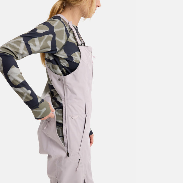 BURTON Women's Reserve 2L Bib Pant 2026 - Washed Lavender