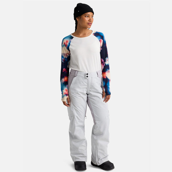 BURTON Women's Reserve 2L Pant 2026 - Gray Cloud/Washed Lavender