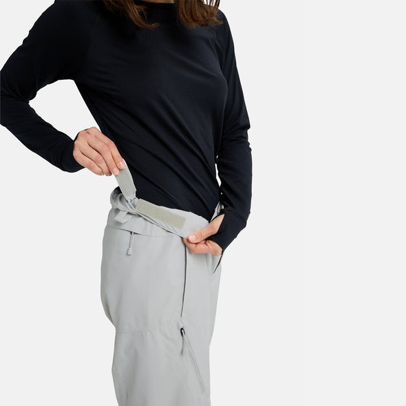 BURTON Women's Reserve 2L Relaxed Pant 2026 - Gray Cloud