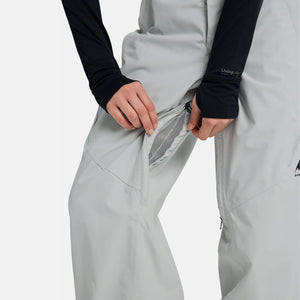BURTON Women's Reserve 2L Relaxed Pant 2026 - Gray Cloud
