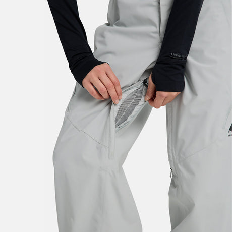 BURTON Women's Reserve 2L Relaxed Pant 2026 - Gray Cloud
