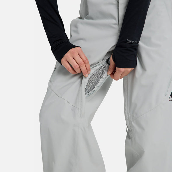 BURTON Women's Reserve 2L Relaxed Pant 2026 - Gray Cloud