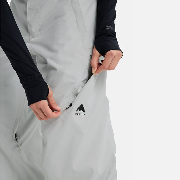 BURTON Women's Reserve 2L Relaxed Pant 2026 - Gray Cloud