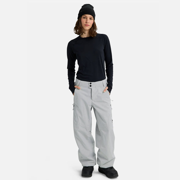 BURTON Women's Reserve 2L Relaxed Pant 2026 - Gray Cloud