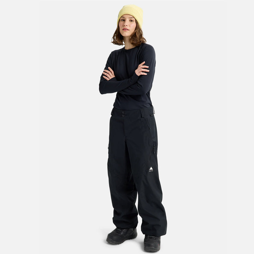 BURTON Women's Reserve 2L Relaxed Pant 2026 - True Black
