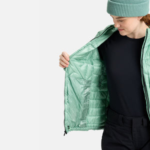 BURTON Women's [ak] Baker Down Hooded Jacket 2026 - Soft Sage