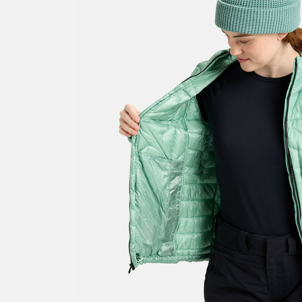 BURTON Women's [ak] Baker Down Hooded Jacket 2026 - Soft Sage