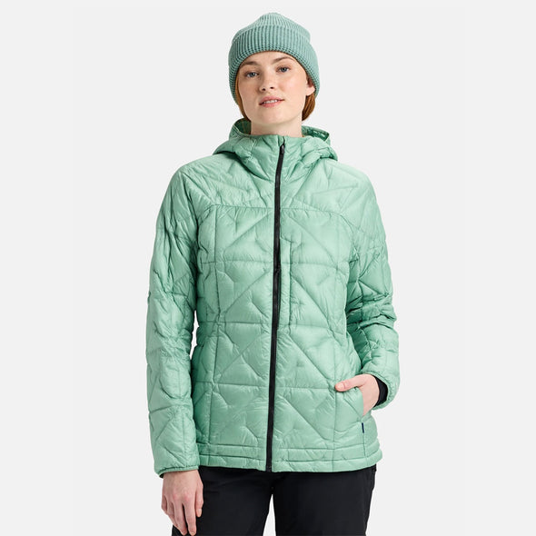BURTON Women's [ak] Baker Down Hooded Jacket 2026 - Soft Sage