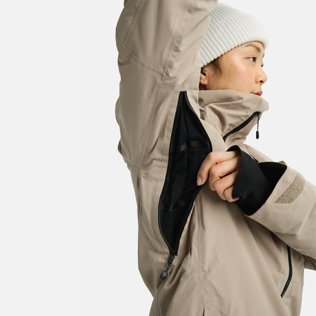 BURTON Women's [ak] Gore-Tex 2L Embark Jacket 2026 - Summit Taupe