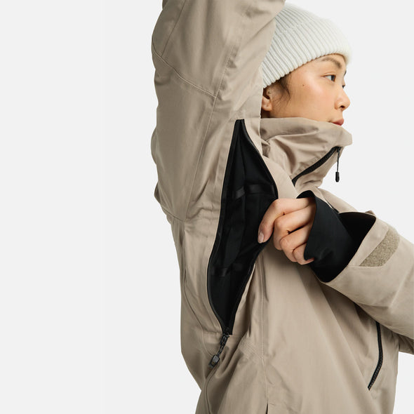 BURTON Women's [ak] Gore-Tex 2L Embark Jacket 2026 - Summit Taupe