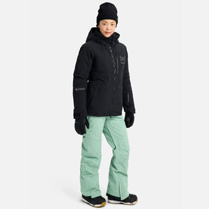 BURTON Women's [ak] Gore-Tex 2L Flare Down Jacket 2026 - True Black