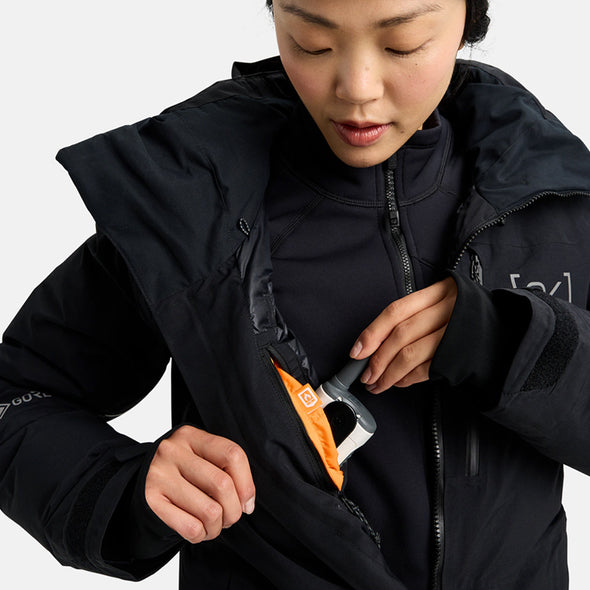 BURTON Women's [ak] Gore-Tex 2L Flare Down Jacket 2026 - True Black
