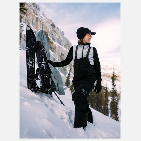 BURTON Women's [ak] Gore-Tex 3L Kimmy Bib Pant 2026 - True Black