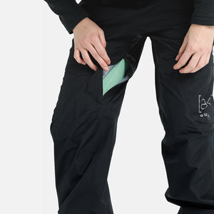 BURTON Women's [ak] Gore-Tex 3L Kimmy Bib Pant 2026 - True Black
