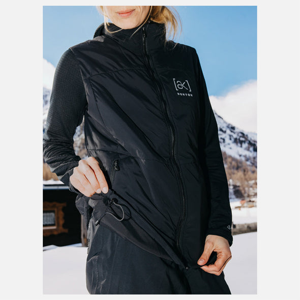 BURTON Women's [ak] Helium Stretch Insulated Vest 2026 - True Black