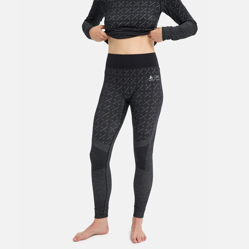BURTON Women's [ak] Slokar Merino Base Layer Pants 2026 - True Black/Gray Cloud