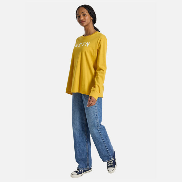 BURTON Women's BRTN Long Sleeve Tee - Goldenrod