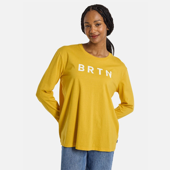 BURTON Women's BRTN Long Sleeve Tee - Goldenrod