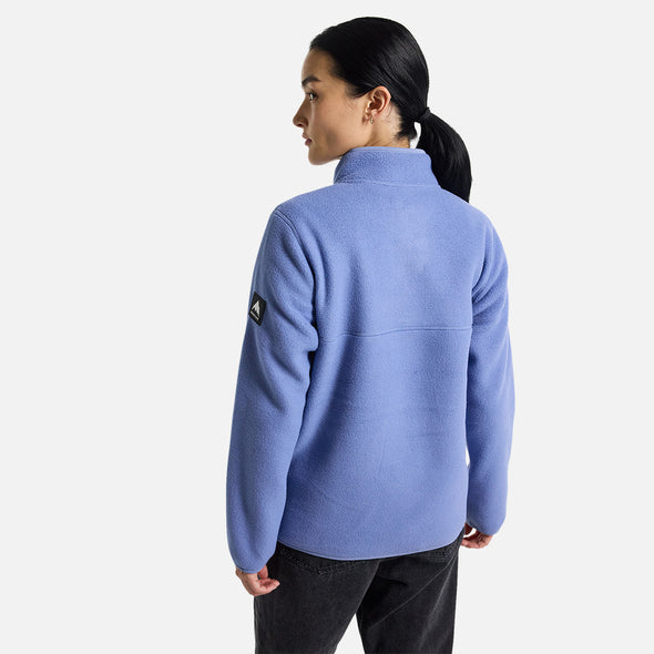 BURTON Women's Cinder Fleece Pullover - Slate Blue