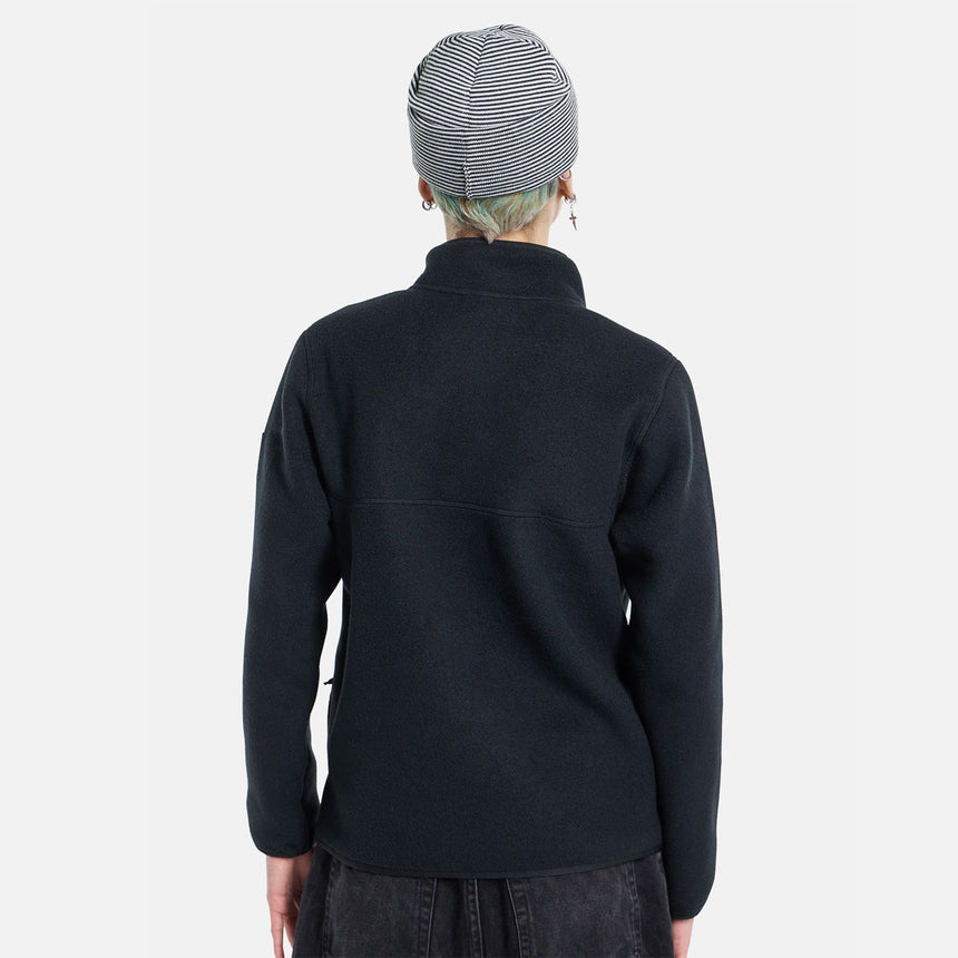 BURTON Women's Cinder Fleece Pullover - True Black