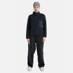 BURTON Women's Cinder Fleece Pullover - True Black