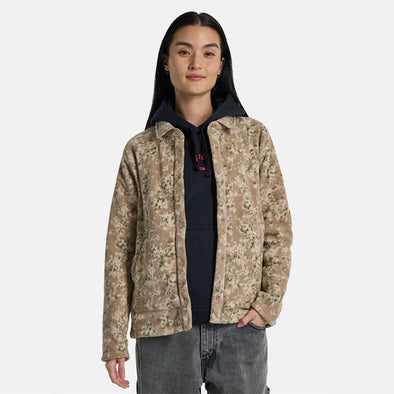 BURTON Women's Cinder Fleece Shirt - Snowfall Camo