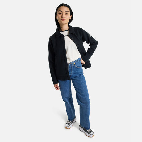 BURTON Women's Cinder Fleece Shirt - True Black