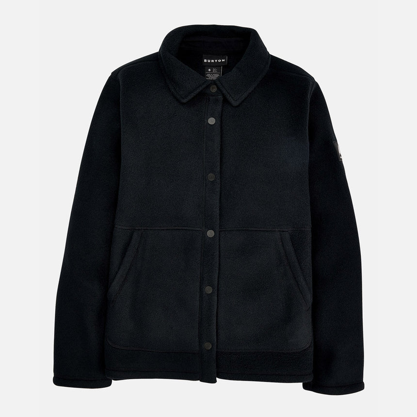 BURTON Women's Cinder Fleece Shirt - True Black