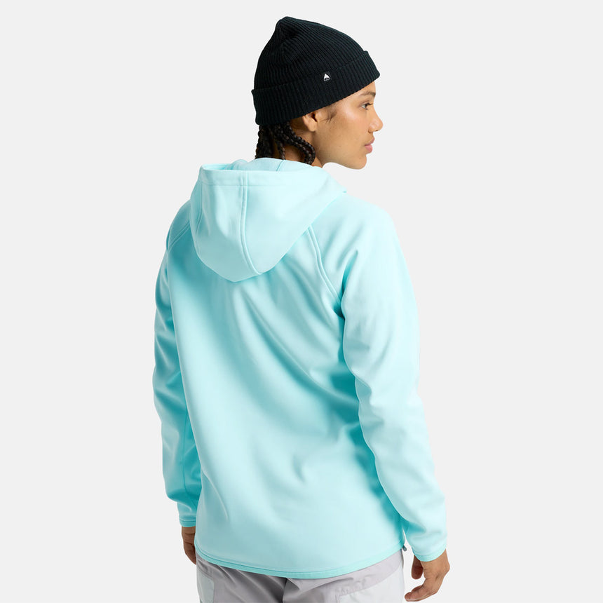BURTON Women's Crown Weatherproof Pullover Hood - Light Teal