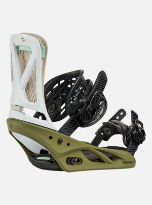 BURTON Women's Escapade Bindings 2027 - White/Dried Moss
