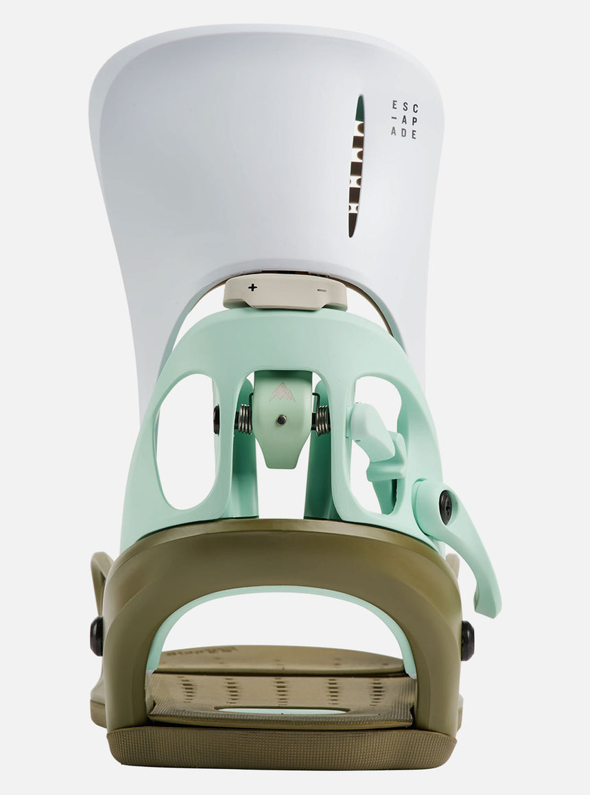 BURTON Women's Escapade Step On Bindings 2027 - White/Dried Moss
