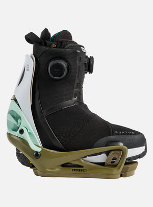 BURTON Women's Escapade Step On Bindings 2027 - White/Dried Moss