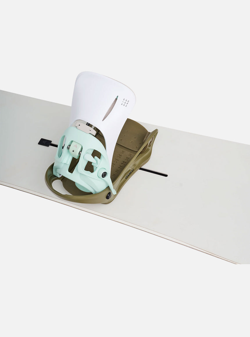 BURTON Women's Escapade Step On Bindings 2027 - White/Dried Moss
