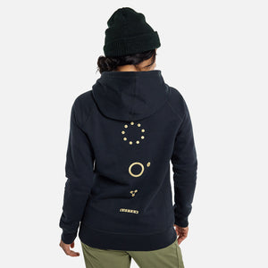 BURTON Women's Family Tree Pullover Hood - True Black