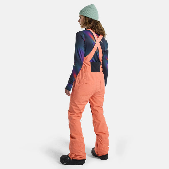 BURTON Women's Gore-Tex 2L Avalon Bib 2025 - Peach Echo