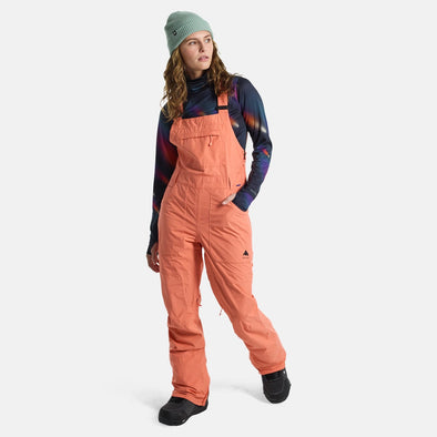 BURTON Women's Gore-Tex 2L Avalon Bib 2025 - Peach Echo