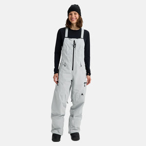 BURTON Women's Gore-Tex 2L Reserve Bib Pant 2026 - Gray Cloud