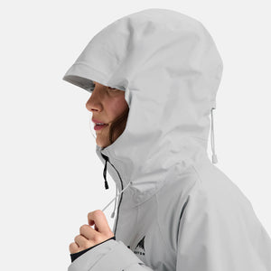 BURTON Women's Gore-Tex 2L Reserve Insulated Jacket 2026 - Gray Cloud