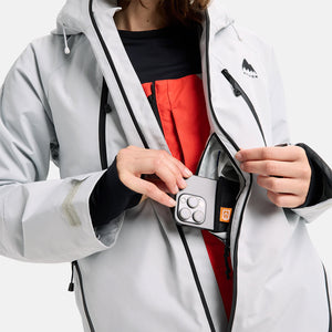 BURTON Women's Gore-Tex 2L Reserve Insulated Jacket 2026 - Gray Cloud