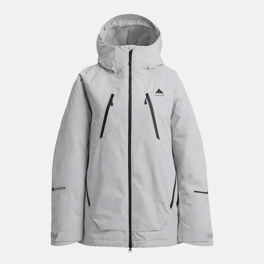 BURTON Women's Gore-Tex 2L Reserve Insulated Jacket 2026 - Gray Cloud