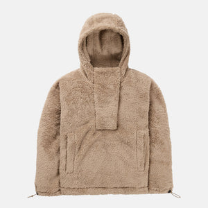 BURTON Women's Lemma Fleece Pullover Hood - Summit Taupe